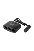 Carub Çakmak Çogaltıcı Uyumlu Kablolu Soket 3'lü + 2 Usb 120w 12çv/24v - 1