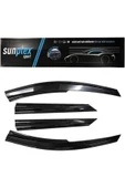 SUNPLEX Nissan Qashqai 2015 Ve Sonrası Uyumlu Mügen Cam Rüzgarlığı 4 Parça - 2