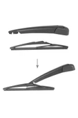 ARS  Renault Megane 2 Arka Silecek Kolu Ve Süpürgesi 2002--2008 - 2