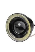 TEKNOCLUB Angel Ledli Mercekli Beyaz Sis Farı 89mm - 2