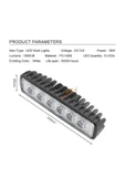 ARSVİSİON 6 Ledli 18w Off Road Gündüz Farı Sis Farı 2'li Set 2 Adet Fiyatıdır - 3