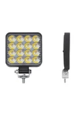 Oto Türk 16 Ledli Çalışma Lambası 12-24 Volt Uyumlu 1 Yıl Garanti 4 Adet - 2