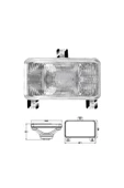 ÇERAY Traktör Ön Far Reflektörü Mf285-398 - 2