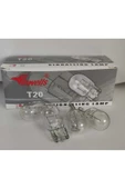 MEHMET OTOMOTİV HIRDAVAT T20 Dipsiz Tek Duy Stop, Park,gündüz Far Ampulü 12v 21w 10 Adet - 1