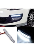 Universal Gündüz Ledi Gündüz Farı Led Sis Farı 8 Led Güçlü - 2