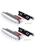 Universal Gündüz Ledi Gündüz Farı Led Sis Farı 8 Led Güçlü - 3