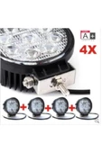 Ars 4 Adet 9 Led Off Road Sis Farı Sis Lambası Gemi Tekne Yat Farı - 1