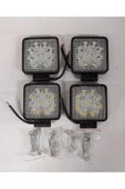 Kgn 4 Adet Off Road Sis Farı Sis Lambası 9 Led Kare Su Geçirmez - 1