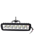 Yağmur Tek Sıra 6 Led Çalışma ve Sis Far Lambası 12 24 Volt - 2