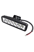 Yağmur Tek Sıra 6 Led Çalışma ve Sis Far Lambası 12 24 Volt - 3