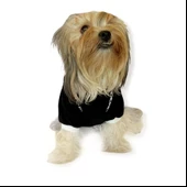 Leopard Black Kapşonlu Sweat Elbise by Kemique Köpek Kazağı - 6