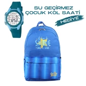 Çocuk Kol Saati Hediyeli Cambridge Polo Club Büyük Kapasiteli Çocuk Okul Çantası CPO.4087.C0004 - 1