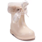 İgor W10258 Bimbi Soft Bej Ortopedik Kız Çocuk Yağmur Çizme - 1