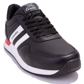 Kinetix Pıero Pu Siyah Beyaz Ortopedik Günlük  Erkek Spor Ayakkabı thumbnail 1