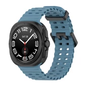 Galaxy Watch Ultra 47mm  KRD-118 Tırtıklı Tasarım Silikon Kordon thumbnail 3