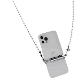 İP03 Cep Telefonu Boyun Askısı Metal Zincir - 2