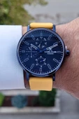 Daniel Klein DKISTE1272 Kasası Lacivert 4 Farklı Silikon Kordonlu İç Göstergeleri Aktif Hediye Paketli Erkek Kol Saati thumbnail 8