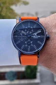 Daniel Klein DKISTE1272 Kasası Lacivert 4 Farklı Silikon Kordonlu İç Göstergeleri Aktif Hediye Paketli Erkek Kol Saati thumbnail 6