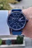 Daniel Klein DKISTE1272 Kasası Lacivert 4 Farklı Silikon Kordonlu İç Göstergeleri Aktif Hediye Paketli Erkek Kol Saati thumbnail 2