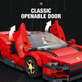 Technic Spor Araba Ferrari 3D Lego BUILDING BLOCKS 306 Parça 14+ YAŞ Puzzle Araba Hediye - 3