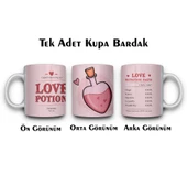 Kupa,sevgililer günü hediyesi ,kalpli kupa ,pembe kupa ,baskılı kupa - 5