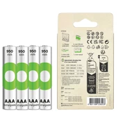 GP RECYKO B441 4 X 950 MAH R03 AAA PİLLİ ŞARJ CİHAZI (GP-B441/100HCER21-2GTLB4) - 3