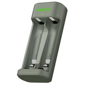 GP RECYKO E221 USB 2LÜ AA - AAA PİL ŞARJ CİHAZI PİLSİZ (GPACSE221004 GPE221R21-2GTLB1) - 1