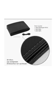 SMRAUTOACCESSORY  Auto Premium Alcantara Kırmızı Dikişli Oto Direksiyon Kılıfı - 4