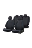 SMRAUTOACCESSORY  Sport Serisi Fiat Linea Oto Koltuk Kilifi Gri-siyah - 1
