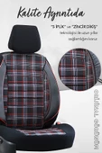 SMRAUTOACCESSORY  Sport Serisi Daihatsu Sandero Oto Koltuk Kilifi Kirmizi-siyah thumbnail 1