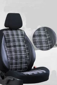 SMRAUTOACCESSORY  Nissan Micra Serisi Ultra Luks Oto Koltuk Kilifi Beyaz-siyah - 1