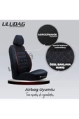 SMRAUTOACCESSORY  Peugeot 508 Uyumlu Koltuk Kilifi Gof Siyah thumbnail 2