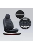 SMRAUTOACCESSORY  Renault Clio Oto Koltuk Kilifi Gof Siyah Standart Beden - 2