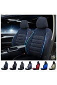 SMRAUTOACCESSORY  Volkswagen Jetta Siyah Mavi Oto Koltuk Kılıfı - 1