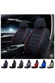 SMRAUTOACCESSORY  Renault 19 Oto Koltuk Kilifi Gof Siyah-kirmizi Standart Beden - 1