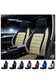 SMRAUTOACCESSORY  Mercedes 210 Uyumlu Bej Siyah Oto Koltuk Kılıf - 1