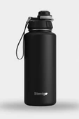 Stevig 1 Hand Leak-Proof Sızdırmaz Çelik Termos 1000 Ml Black ST-210 - 1
