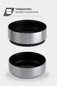 Stevig 4 Multi-Cup Çelik Termos 900 Ml Black ST-211 - 5