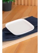 Acar SCT5402 Porselen Pure Kare Tabak 15 Cm 6 Lı - 1