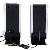 Ayt Magicvoice HY-218 Siyah 1+1 İnce Tasarım USB 2.0 Hoparlör Bilgisayar Pc Yanı Ses Sistemi Hoparlör - 3