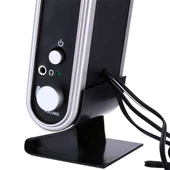 Ayt Magicvoice HY-218 Siyah 1+1 İnce Tasarım USB 2.0 Hoparlör Bilgisayar Pc Yanı Ses Sistemi Hoparlör - 2