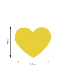 Kamei Şekilli Delgeç Kalp 2.5 cm KM8810 - 6