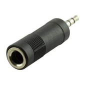 Ayt 3.5 Mm Stereo Erkek 6.3 Mm Stereo Dişi 3.5 mm Kulaklık Mikrofon Girişini 6.3 mm Çevirici Dönüştürücü Aparat thumbnail 1