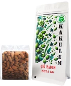 KAKULEM SERTİFİKALI Yerli Çiğ Badem İçi 1 KG - 1