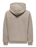 ONLY & SONS Erkek Kapüşonlu Peluş Sweatshirt 22030287 thumbnail 2