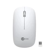 LENOVO LECOO USB OPTİK KABLOSUZ MOUSE BEYAZ WS214-B - 1