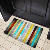 Esnature Rustik Ahşap Renkli Kapı Önü Paspası 45x70 Cm - 5