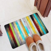 Esnature Rustik Ahşap Renkli Kapı Önü Paspası 45x70 Cm - 2