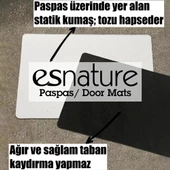 Esnature Chirp Birds Renkli Cıvıldıyan Kuşlar Kahverengi Welcome Kapı Önü Paspası 45x70 Cm - 2