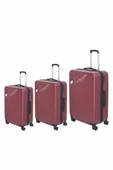 U.S Polo Assn Valiz Pc Büyük Boy Kırmızı Plvlz23351A - 3'Lü Set - 1